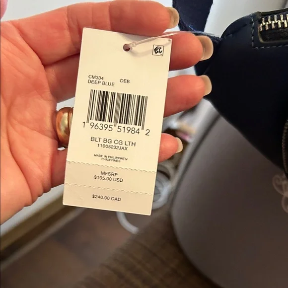 Coach Dark Blue Belt Bag - Picture 6 of 8